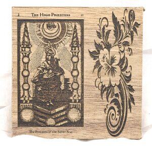 Coaster - Tarot Hermetic The High Priestess
